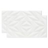 Revestimento Retificado Acetinado Losango Branco 32,5x59cm - 3