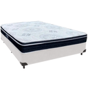 Ver imagem 1 de Cama Box e Colchão Orthosono D33 com Pillow Top Viúvo Anjos: Branco