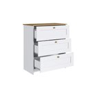 Ver imagem 6 de Conjunto Quarto Casal Completo 3 Peças 6 Portas 7 Gavetas Americano Cor Branco - Decibal Móveis