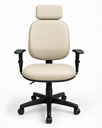 Ver imagem 2 de Cadeira Escritório Ergonômica NR17 Back System Executiva Diretor Apoio Cabeça Regulável Giratória