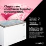 Freezer Expositor Horizontal Eos 120 Litros Eco Gelo com Tampa de Vidro Eeh120xx 110v - 5