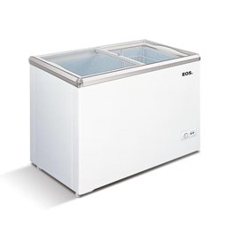 Freezer Expositor Horizontal Eos 120 Litros Eco Gelo com Tampa de Vidro Eeh120xx 110v - 1