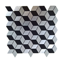 Ver imagem 1 de Pastilha Aluminio Adesiva Decoração Banheiro Cozinha Tri Dim