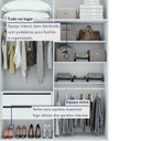 Ver mais imagens de Guarda Roupa Solteiro 4 Portas 2 Gavetas 153,5cm