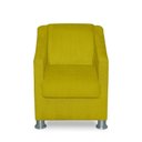 Ver imagem 1 de Mini Poltrona Cadeira Infantil Tilla de Criança Suede Amarelo