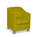 Ver imagem 4 de Mini Poltrona Cadeira Infantil Tilla de Criança Suede Amarelo