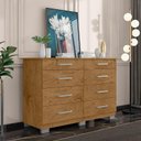 Ver imagem 2 de Cômoda 8 Gavetas 8050 Freijó - Araplac