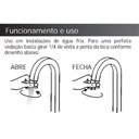 Ver imagem 7 de Torneira Banheiro Quadrada Rose Gold Pratica Clean Alta