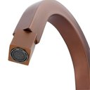 Ver imagem 3 de Torneira Banheiro Quadrada Rose Gold Pratica Clean Alta
