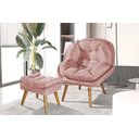 Ver imagem 2 de Poltrona Sênior e Puf Decorativa para Salão de Beleza Rose