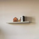 Ver imagem 1 de Prateleira Suspensa Mdf Sala de Estar 135cm Off White Tb223