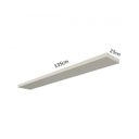 Ver imagem 2 de Prateleira Suspensa Mdf Sala de Estar 135cm Off White Tb223