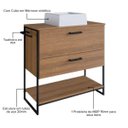 Ver imagem 5 de Gabinete para Banheiro Industrial com Cuba Ametista Branco Mel
