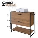 Ver imagem 3 de Gabinete para Banheiro Industrial com Cuba Ametista Branco Mel