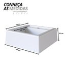 Ver imagem 4 de Gabinete para Banheiro Industrial com Cuba Ametista Branco Mel