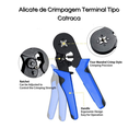 Ver imagem 2 de Alicate Crimpar Prensa Terminal Ilhós Tubular 0,25mm² até 10mm²