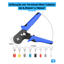Ver imagem 4 de Alicate Crimpar Prensa Terminal Ilhós Tubular 0,25mm² até 10mm²