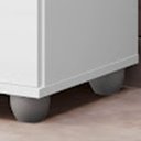 Ver imagem 3 de Suporte Balcão para Bebedouro Órion 2 Portas com 4 Pés Plásticos Branco Movelove