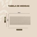 Ver imagem 2 de Passadeira Tapete Bouclé Creme Veludo 45x140cm Antiderrapante