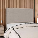 Ver imagem 3 de Cabeceira Casal 140 Cm com Frame Luna Boucle Bege Escuro Artte