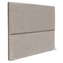 Ver imagem 1 de Cabeceira Casal 140 Cm com Frame Luna Boucle Bege Escuro Artte
