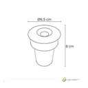Ver imagem 2 de Luminaria Led Embutido de Solo Preto Ip67 Flat 3w Bivolt