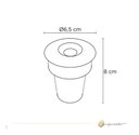 Ver imagem 2 de Luminaria Led Embutido de Solo Preto Ip67 Flat 3w Bivolt