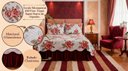 Ver imagem 3 de Kit Cobre-Leito Colcha Belize Casal King – 3 Peças:Amapola