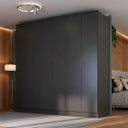 Ver imagem 1 de Guarda Roupa Ravi em Mdf 240x232,2cm 6 Portas 4 Gavetas Grafitto 1109
