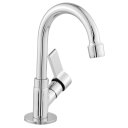 Ver imagem 1 de Torneira Lavatório Pia Bica Móvel Metal Cromo Premium Luxo Bica Baixa 1/4 de Volta Banheiro/Lavabo -