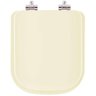 Assento Sanitário Soft Close Quadra Creme (bege Claro) para Vaso Deca - 1