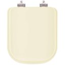 Ver imagem 1 de Assento Sanitário Soft Close Quadra Creme (bege Claro) para Vaso Deca