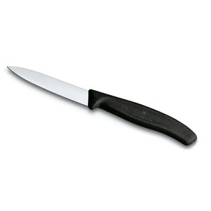 Faca para descascar 19cm Lâmina lisa 8cm SwissClassic Cabo Fibrox Victorinox 6.7603