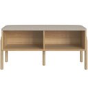 Ver imagem 3 de Sapateira Banco Hall de Entrada Pés Madeira Moss A03 Hanover Roble - Lyam Decor