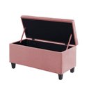 Ver imagem 4 de Kit Recamier Madri 1,60m + 2 Puff Suede Rose - Inova Decor Inova Decorações Kit Madri