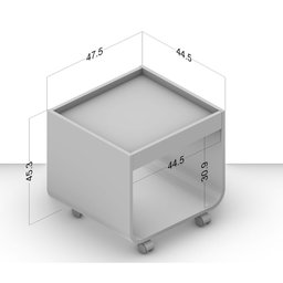 Mesa Lateral índia 220015 Politorno Preto - 2