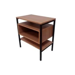 Mesa de Cabeceira Industrial Lux + Mdf - 1