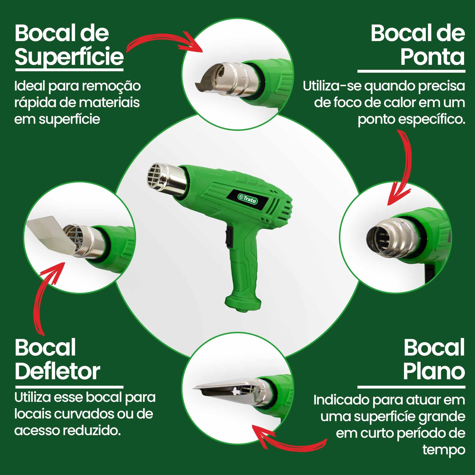 Soprador Térmico Trato - Tsop2000-220v - 5