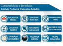 Ver imagem 4 de Base Box Solteiro Mais Colchão Molas Evolution Probel - Fdt