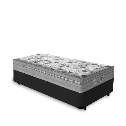 Base Box Solteiro Mais Colchão Molas Evolution Probel - Fdt