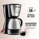 Ver imagem 2 de Cafeteira Elétrica Mondial Dolce Arome C-34ji-15x 550w 220v