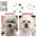 Ver imagem 2 de Secador Escova Pelos Pet Cachorro Gato Animais Estimaçao Banho Tosa 2 em 1 Ajuste Temperatura Casa P