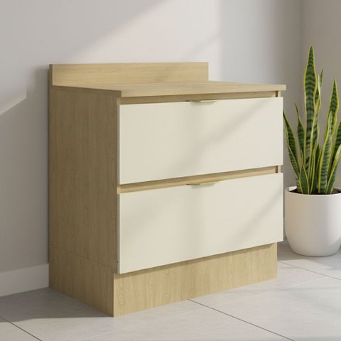 Balcão de Cozinha com Rodapé 1 Porta e 1 Gaveta com Tampo 80cm Nanda Tecnomobili