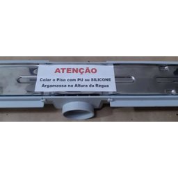 Ralo Banheiro Linear Oculto 5X70 Invisivel Sifonado (cola piso) - 2