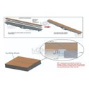 Ver imagem 7 de Ralo Banheiro Linear Oculto 5X70 Invisivel Sifonado (cola piso)