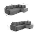 Ver imagem 2 de Sofá Andros 3 Lugares e Chaise 2,73m