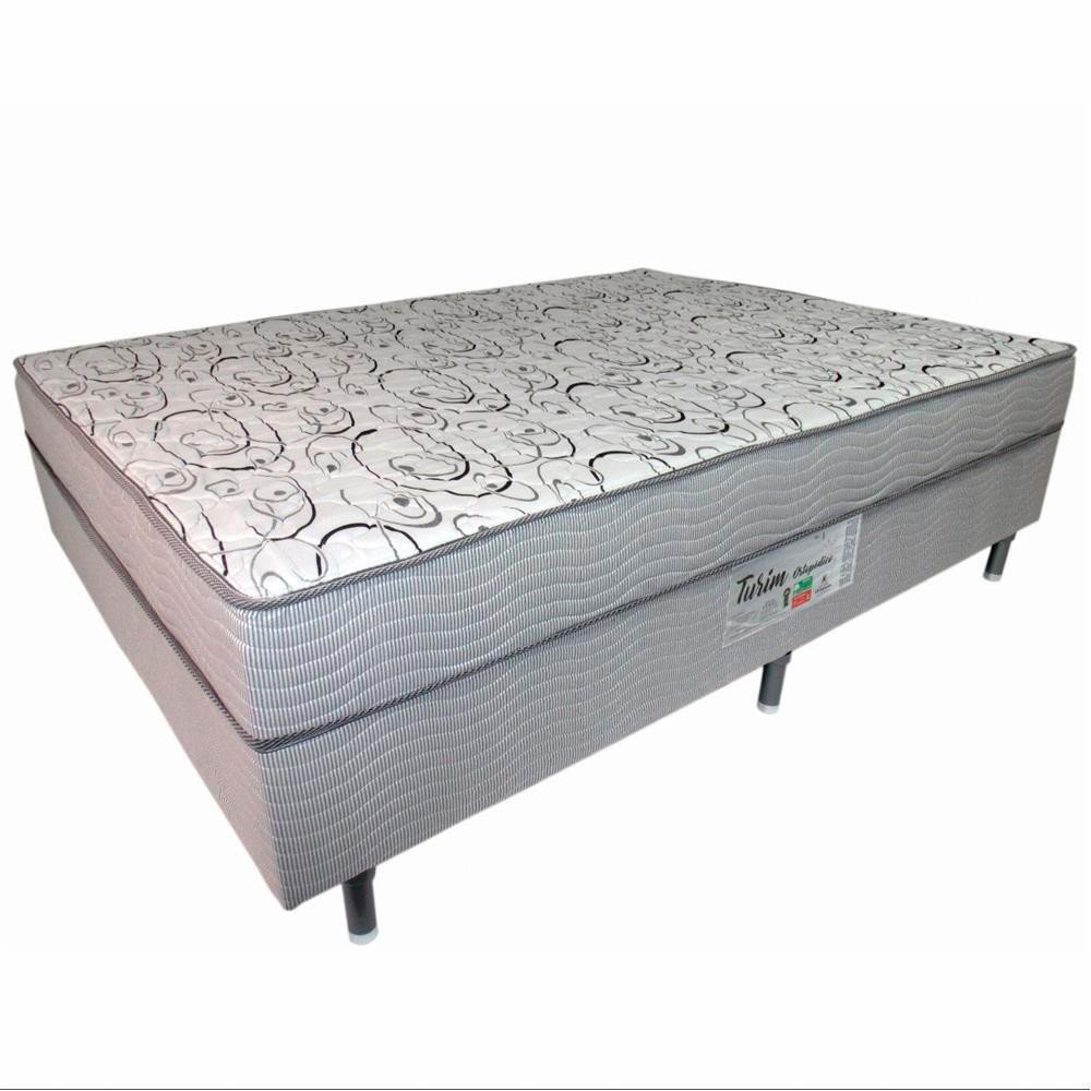 Cama Box Conjugada Casal Ortobom Turin Ortopédico com Ortopillow - 1