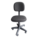 Ver imagem 6 de Cadeira de Escritório Secretária Curvada Anatômica , Base Giratória, Tecido Jserrano Cor Preto