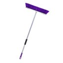 Ver imagem 4 de Vassoura Cabo Inox Limpeza Profissional Durável Roxa 40cm Frg0354rx Frigopro