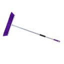 Ver imagem 3 de Vassoura Cabo Inox Limpeza Profissional Durável Roxa 40cm Frg0354rx Frigopro
